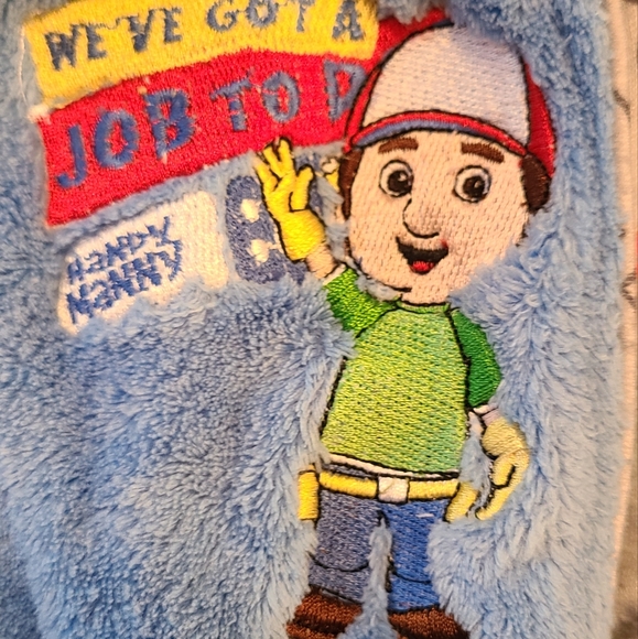Disney Handy Manny blue plush hooded robe - Picture 4 of 5